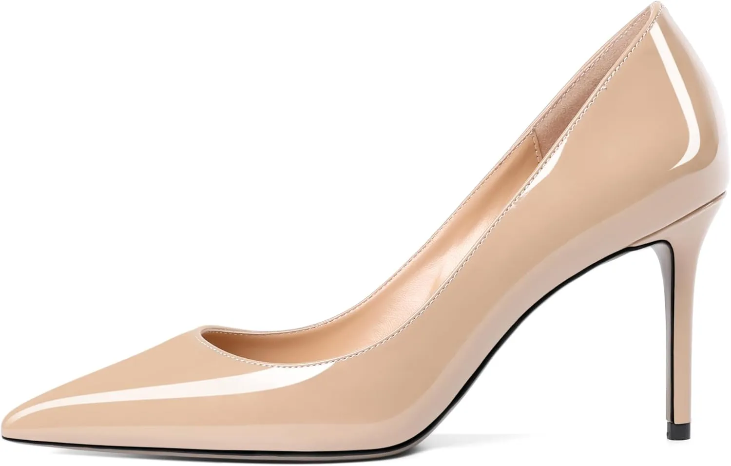 Eldof Women's High Heel Pumps - Classy Pointy Toe Pumps_- Office Wedding Party Event Comfort Heels