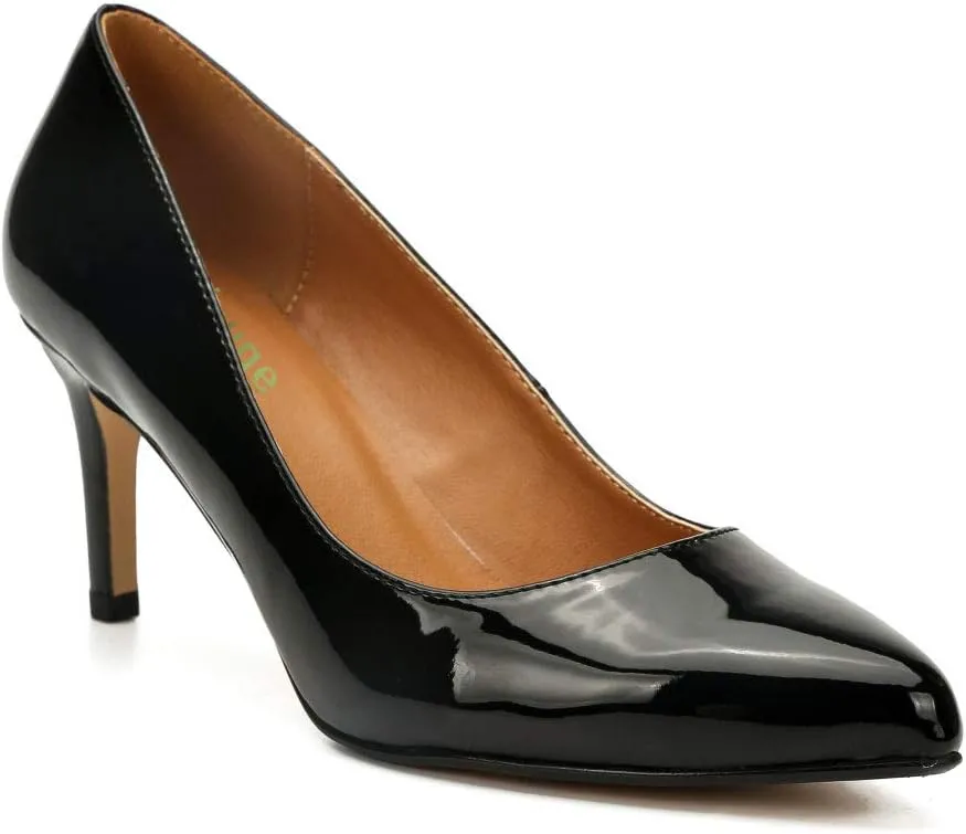 Enelauge Women's Men's Classic Stiletto Pointy Toe High Heel Wedding Dress Pumps