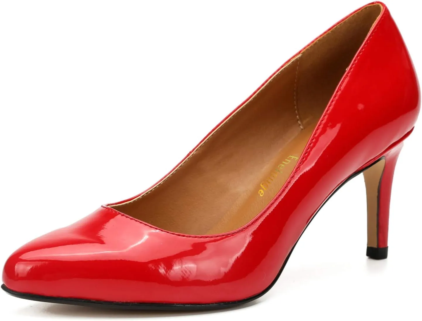Enelauge Women's Men's Classic Stiletto Pointy Toe High Heel Wedding Dress Pumps