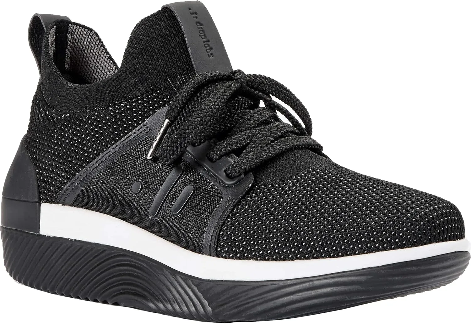 EP 01 Haptic Sneaker, Mens Size 10, Gaming, Music, Movies, VR, Bluetooth Compatible, 360 Haptic Feedback, 6-Hour Battery Life, Magnetic Charge Connector, Black & White (M-EP1-US-B-10)