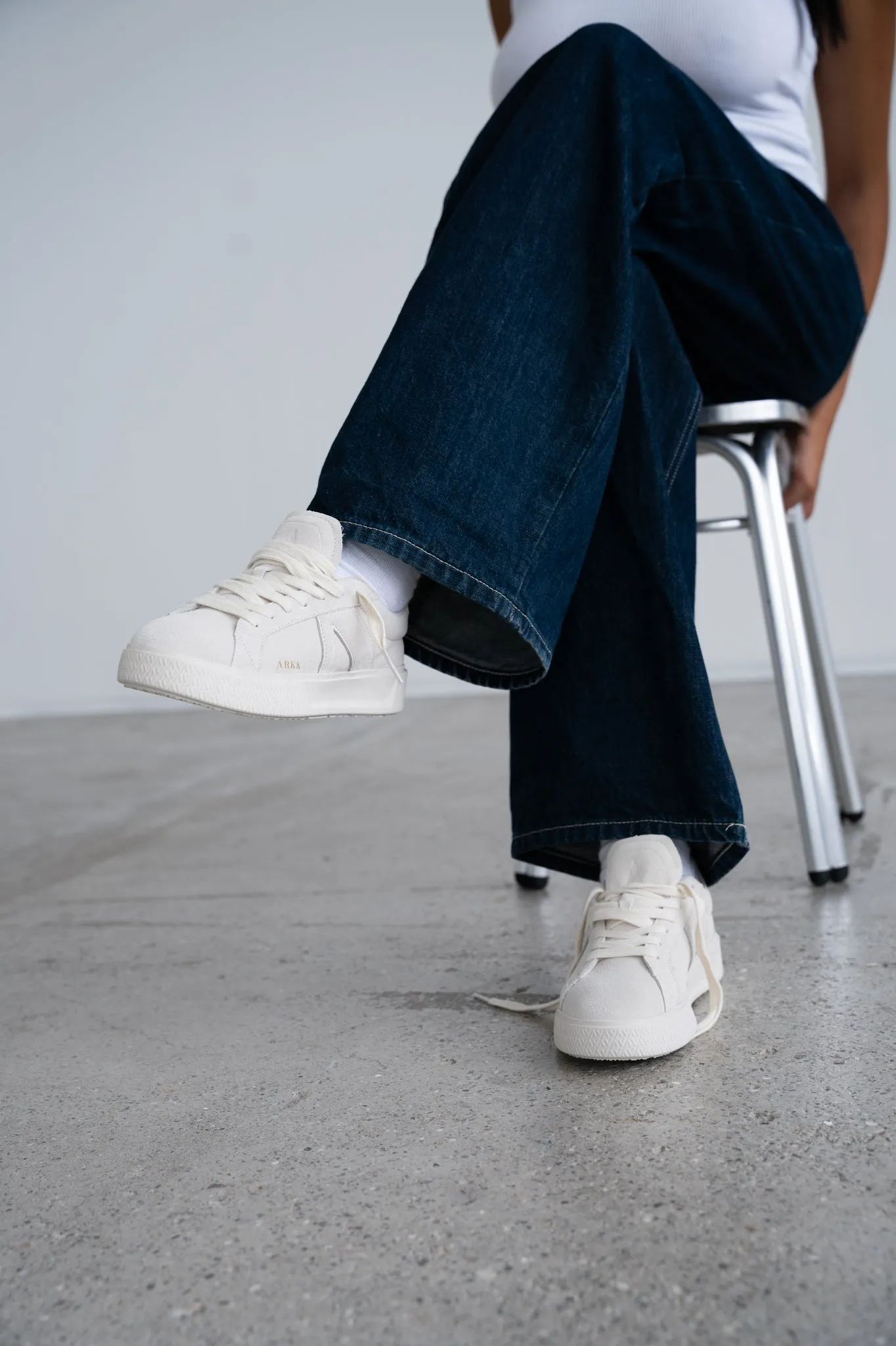 Essence Leather OG-22 | Bright White Vapor Grey | Women