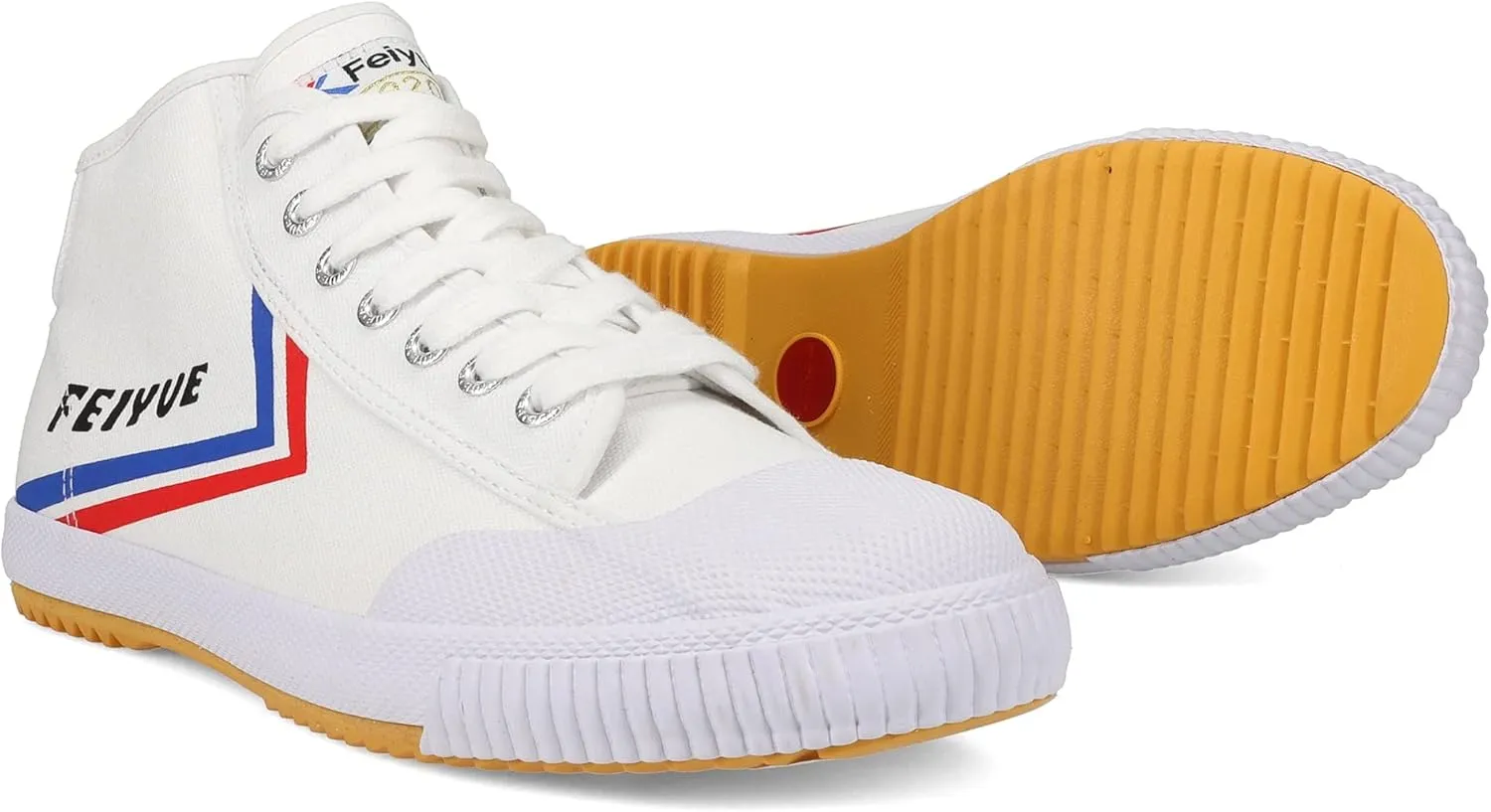 FEIYUE Fe Mid 1920 Canvas Martial Arts Shoes, Unisex Mid-Top Great Sneakers for Martial Arts, Parkour, Lifting, and Great for Every Day Casual Wear