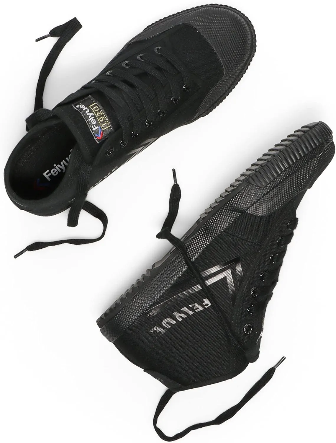 FEIYUE Fe Mid 1920 Canvas Martial Arts Shoes, Unisex Mid-Top Great Sneakers for Martial Arts, Parkour, Lifting, and Great for Every Day Casual Wear