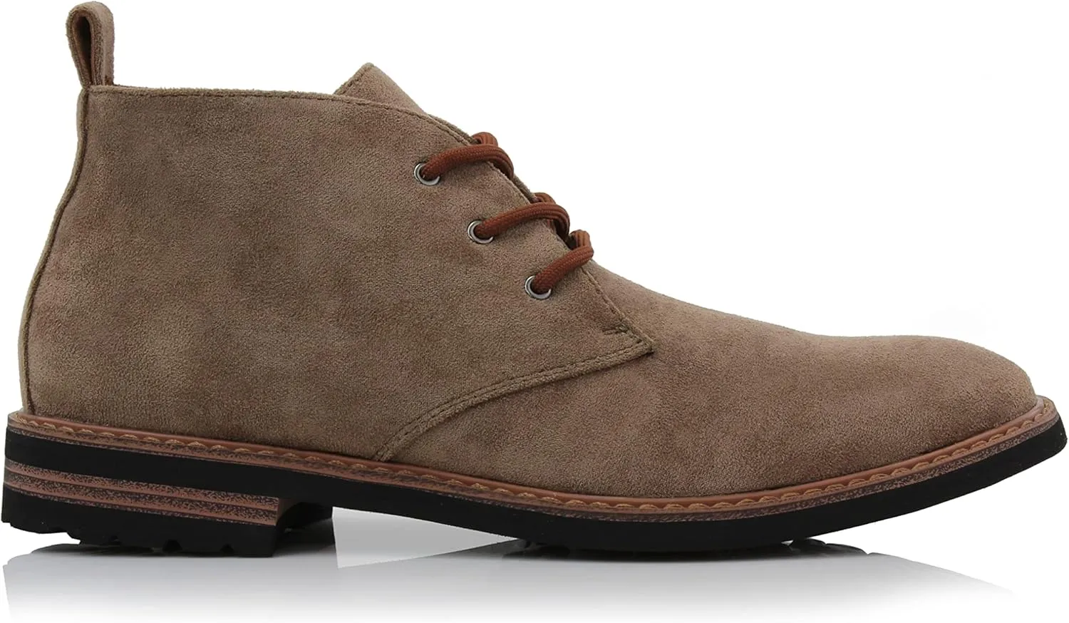 Ferro Aldo Mens Casual Mid-Top Desert Chukka Ankle Boots