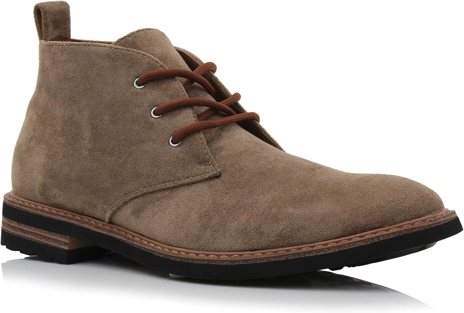 Ferro Aldo Mens Casual Mid-Top Desert Chukka Ankle Boots