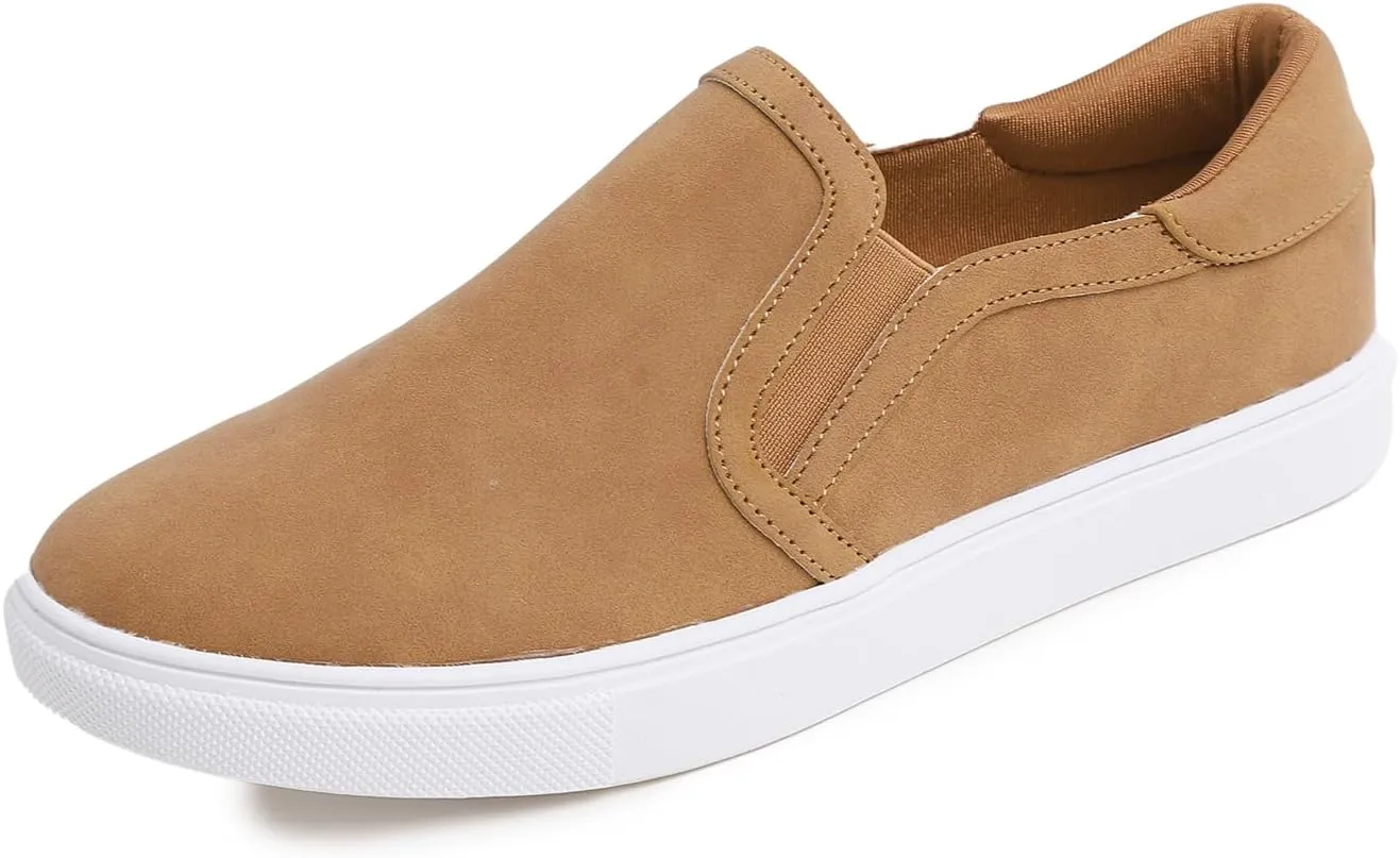 FEVERSOLE Women's Casual Slip On Sneaker Comfort Walking Loafer Flats