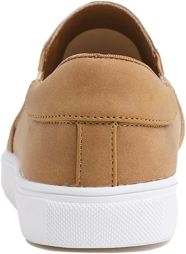 FEVERSOLE Women's Casual Slip On Sneaker Comfort Walking Loafer Flats