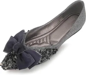 Flats Women Rhinestone Wedding Flats Comfort Pointed Toe Ballet Flats Dress Flats for Women