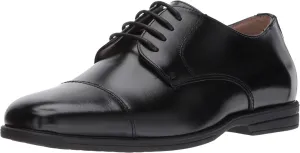 Florsheim Boy's, Reveal Cap Toe Oxford JR - Little Kid & Big Kid 6 Big Kid Black