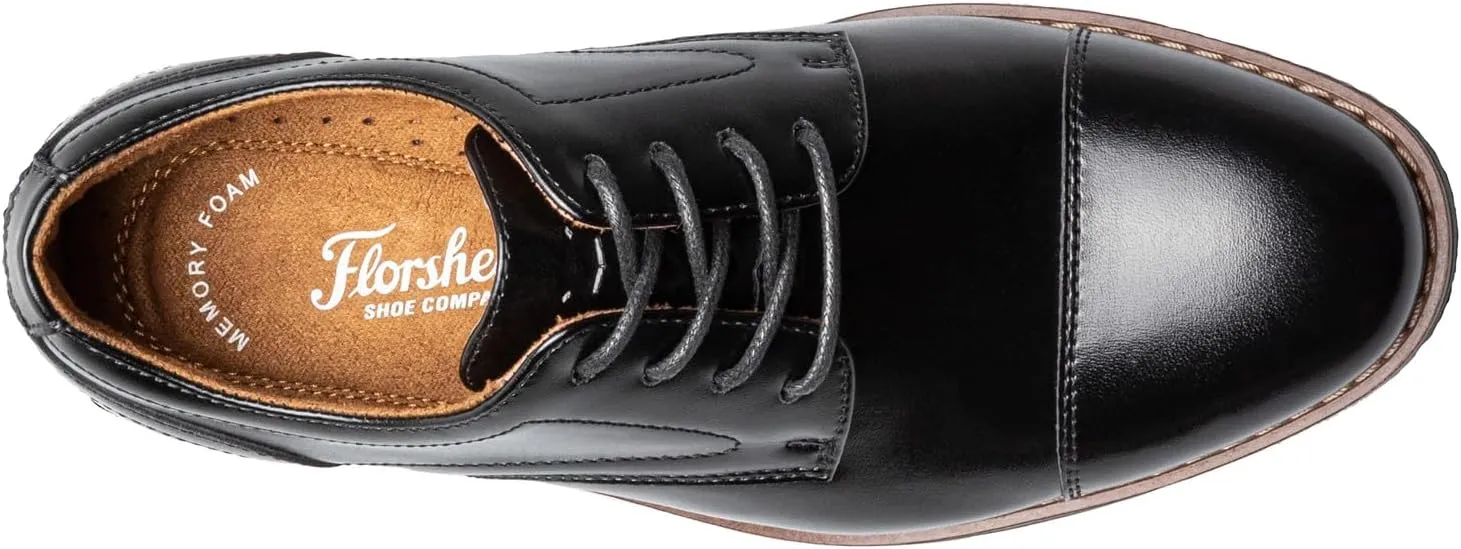 Florsheim Boy's, Rucci JR Cap Toe Oxford – Little Kid & Big Kid