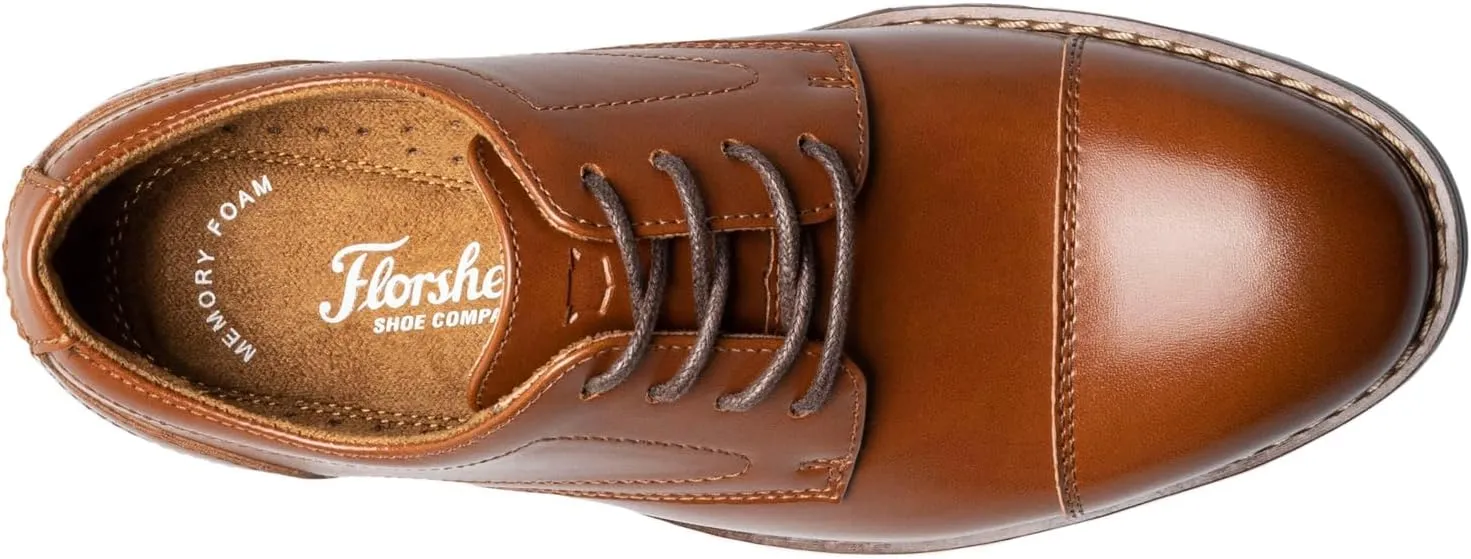 Florsheim Boy's Rucci Jr. Cap Toe Oxford (Toddler/Little Big Kid)