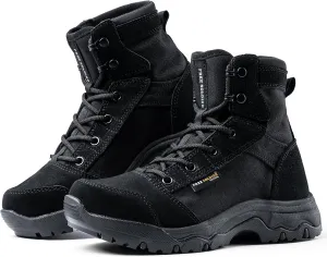 FREE SOLDIER Women’s Tactical Hiking 6 Inches Lightweight Combat Boot Durable Comfortable Work Boots for Women