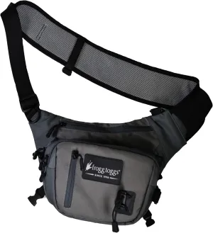 FROGG TOGGS Flats Sling Pack, Easy Hands-Free tackle storage bag with built-in Rod Support