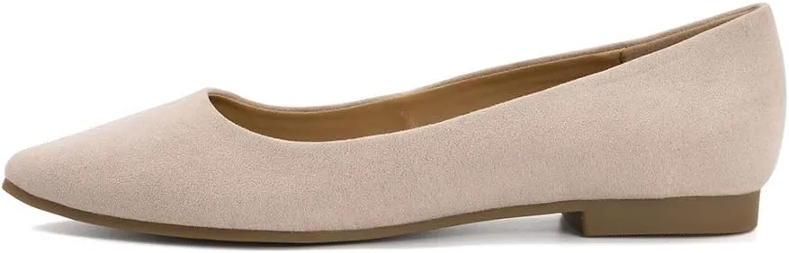 FUNKYMONKEY Women's Classic Ballet Flats Casual Comfort Slip On Flats Shoes