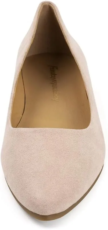 FUNKYMONKEY Women's Classic Ballet Flats Casual Comfort Slip On Flats Shoes