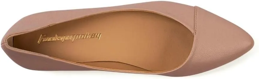 FUNKYMONKEY Women's Classic Ballet Flats Casual Comfort Slip On Flats Shoes