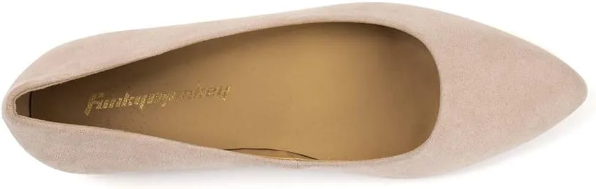 FUNKYMONKEY Women's Classic Ballet Flats Casual Comfort Slip On Flats Shoes