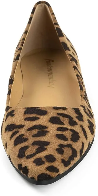 FUNKYMONKEY Women's Classic Ballet Flats Casual Comfort Slip On Flats Shoes