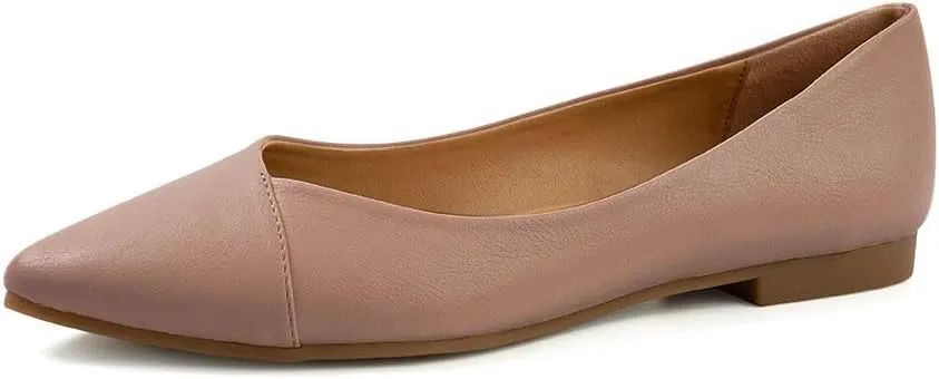 FUNKYMONKEY Women's Classic Ballet Flats Casual Comfort Slip On Flats Shoes