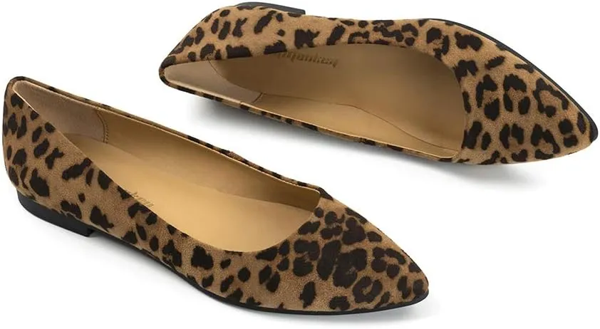 FUNKYMONKEY Women's Classic Ballet Flats Casual Comfort Slip On Flats Shoes