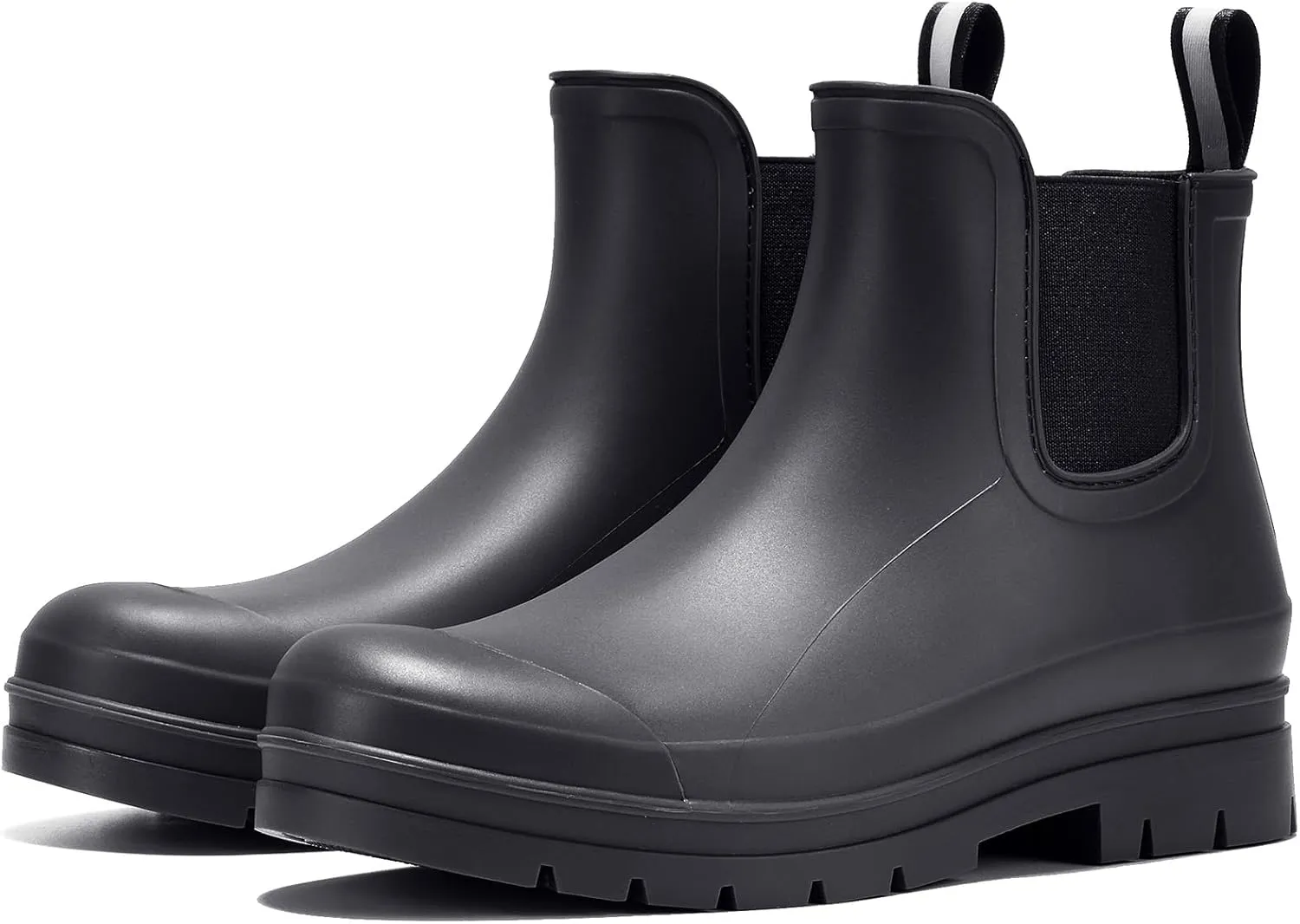 Furuian Women's Ankle Rain Boots Waterproof Chelsea Rain Boots Rubber Boots Women Short Garden Boots Anti Slip Outdoor Lightweight Work Booties