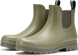 Furuian Women's Ankle Rain Boots Waterproof Chelsea Rain Boots Rubber Boots Women Short Garden Boots Anti Slip Outdoor Lightweight Work Booties