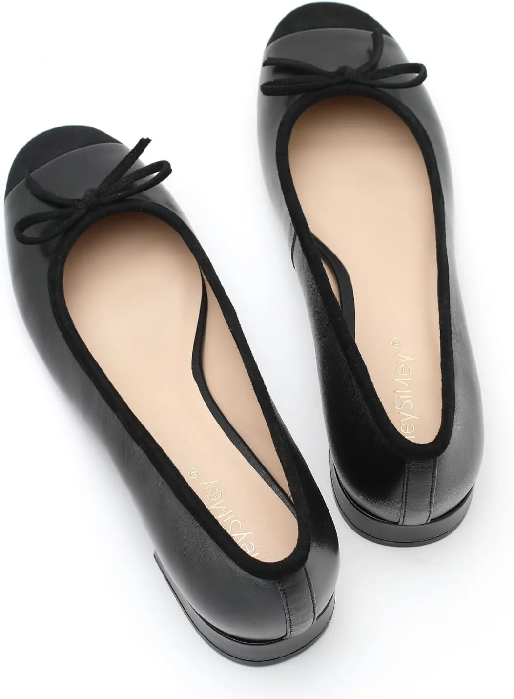 Genuine Leather Ballet Flats Comfortable Casual Dressy Shoes with Memory Latex Insole Comfort Slip on Ballerina Flats