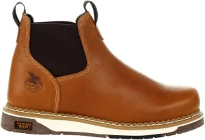 Georgia Boot Men's Brown Amp Lt Wedge Chelsea Boot