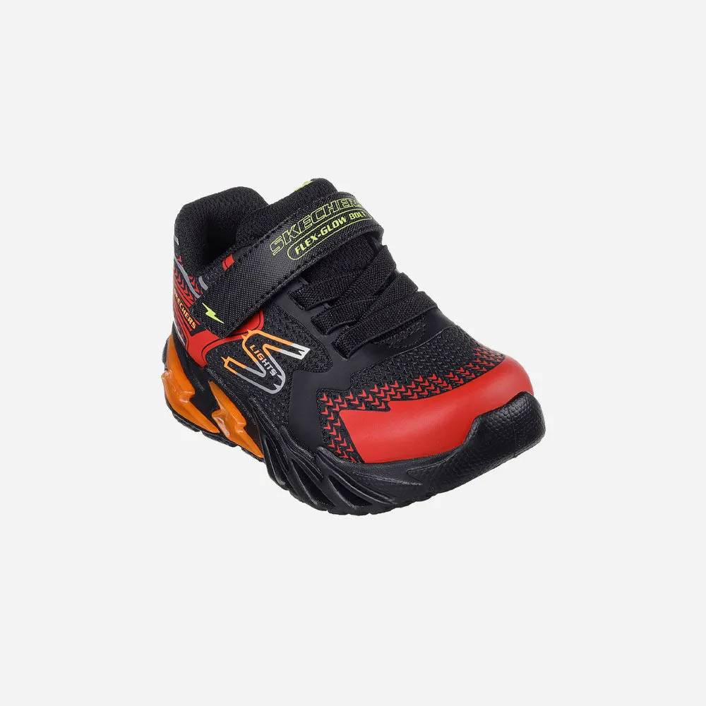 Giày Sneaker Bé Trai Skechers Flex-Glow Bolt - Đỏ