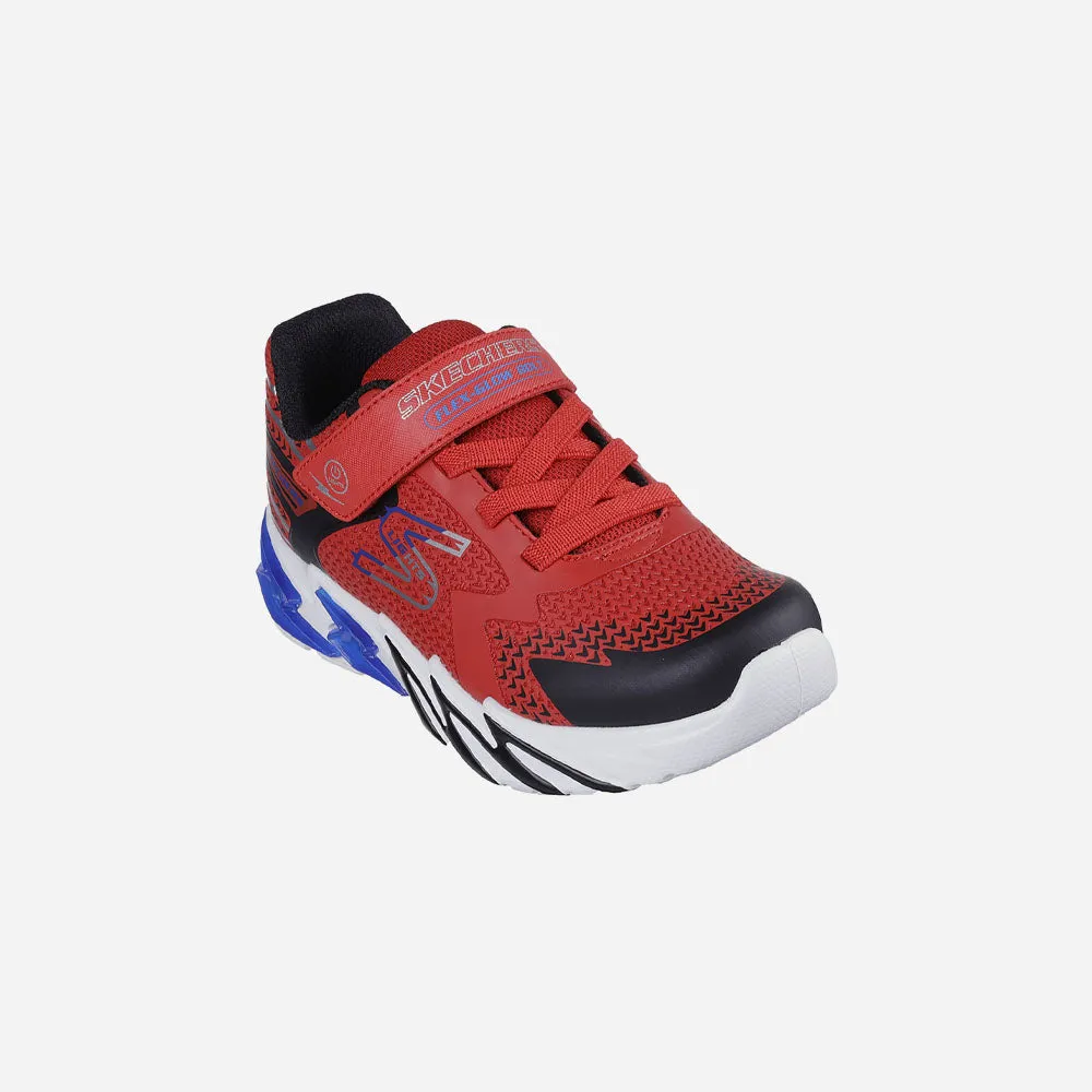 Giày Sneaker Bé Trai Skechers Flex-Glow Bolt - Đỏ