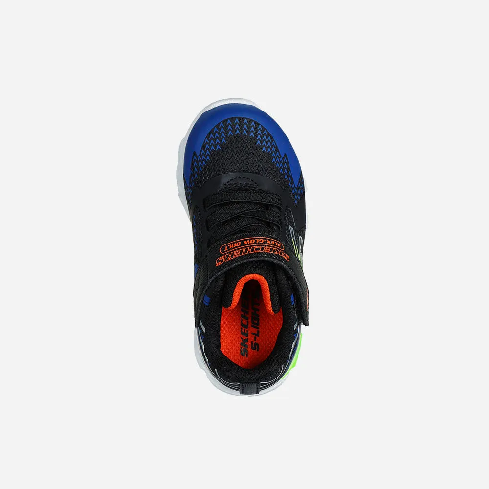 Giày Sneaker Bé Trai Skechers Flex-Glow Bolt - Xanh Dương