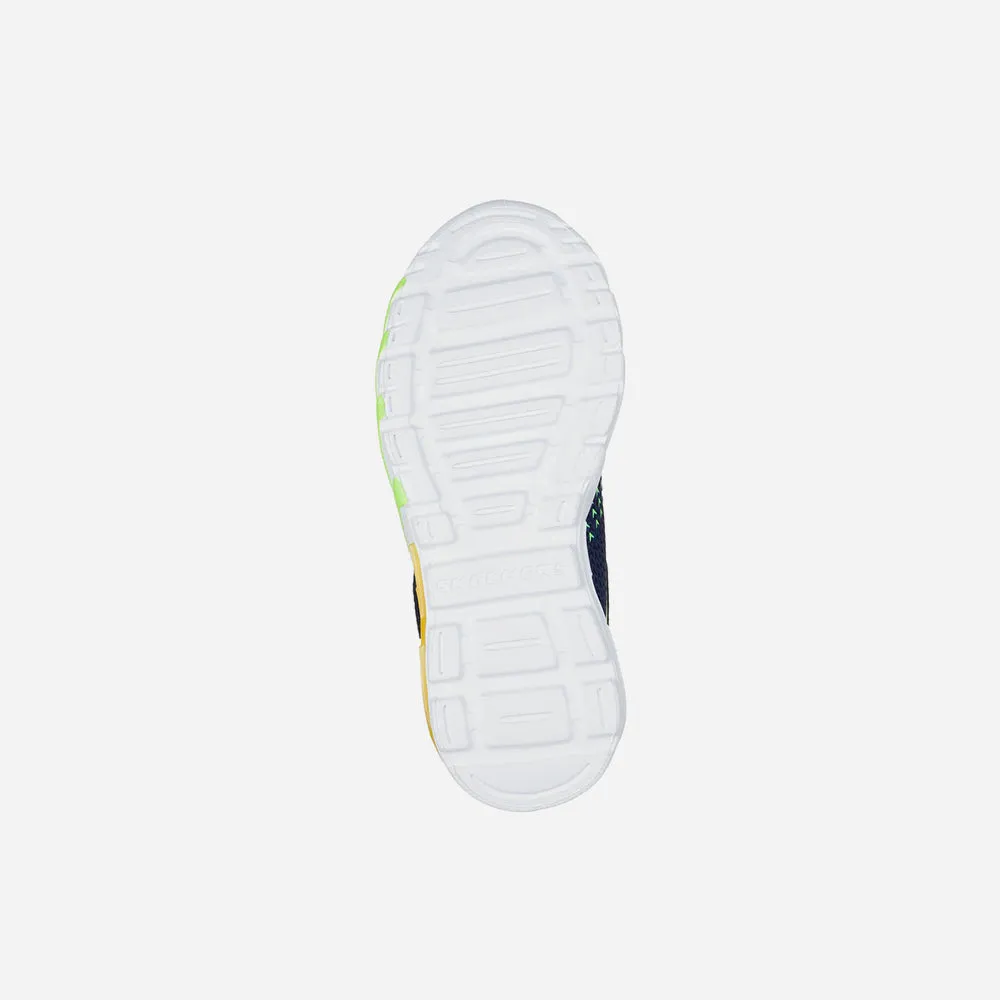 Giày Sneaker Bé Trai Skechers Flex-Glow Bolt - Xanh Navy