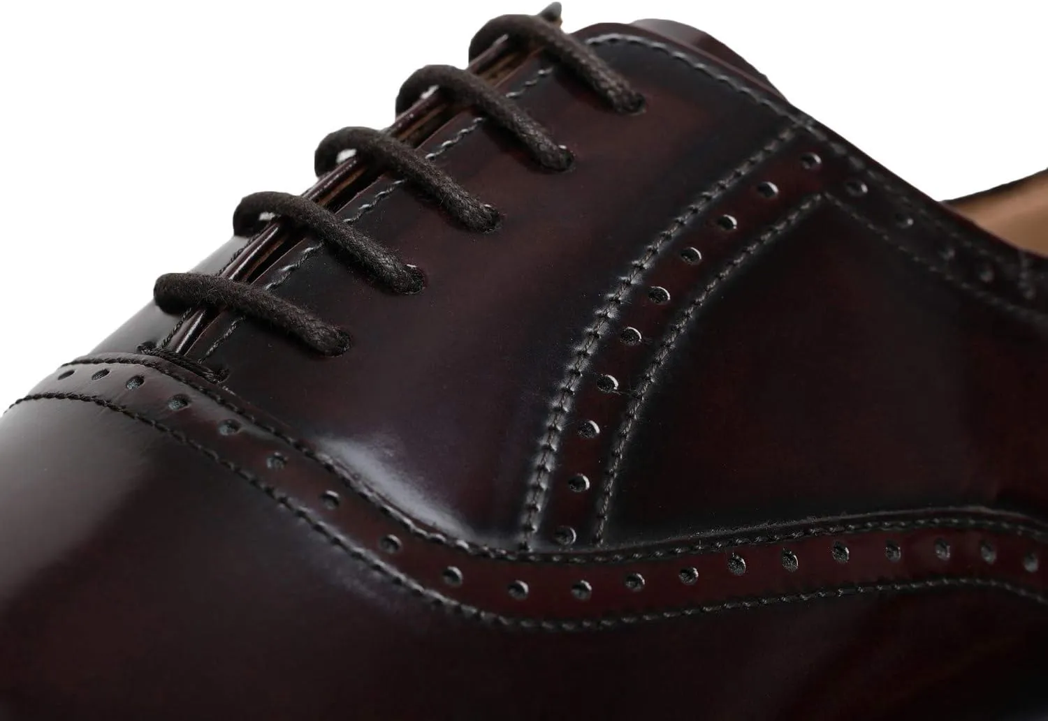 Handmade Brogue Oxford Goodyear Welted Genuine Leather Lace up Dress Shoes