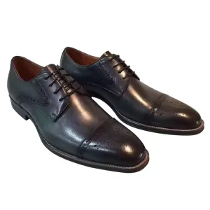 Handmade Full Grain Leather Brogue Dress Shoes
