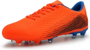 Hawkwell Men's Athletic Soccer Shoes Big Kids Youth Outdoor Training Firm Ground Soccer Cleats