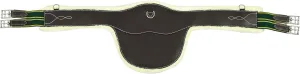 Henri de Rivel Anatomic Jumping Belly Guard Girth with Sherpa Fleece-Havana-50