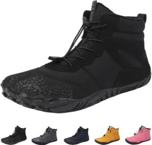 Hike Winter Footwear Barefoot Womens, Warm Waterproof Hiking Winter Barefoot Shoes Men, Anti-slip Barefoot Boots Winter