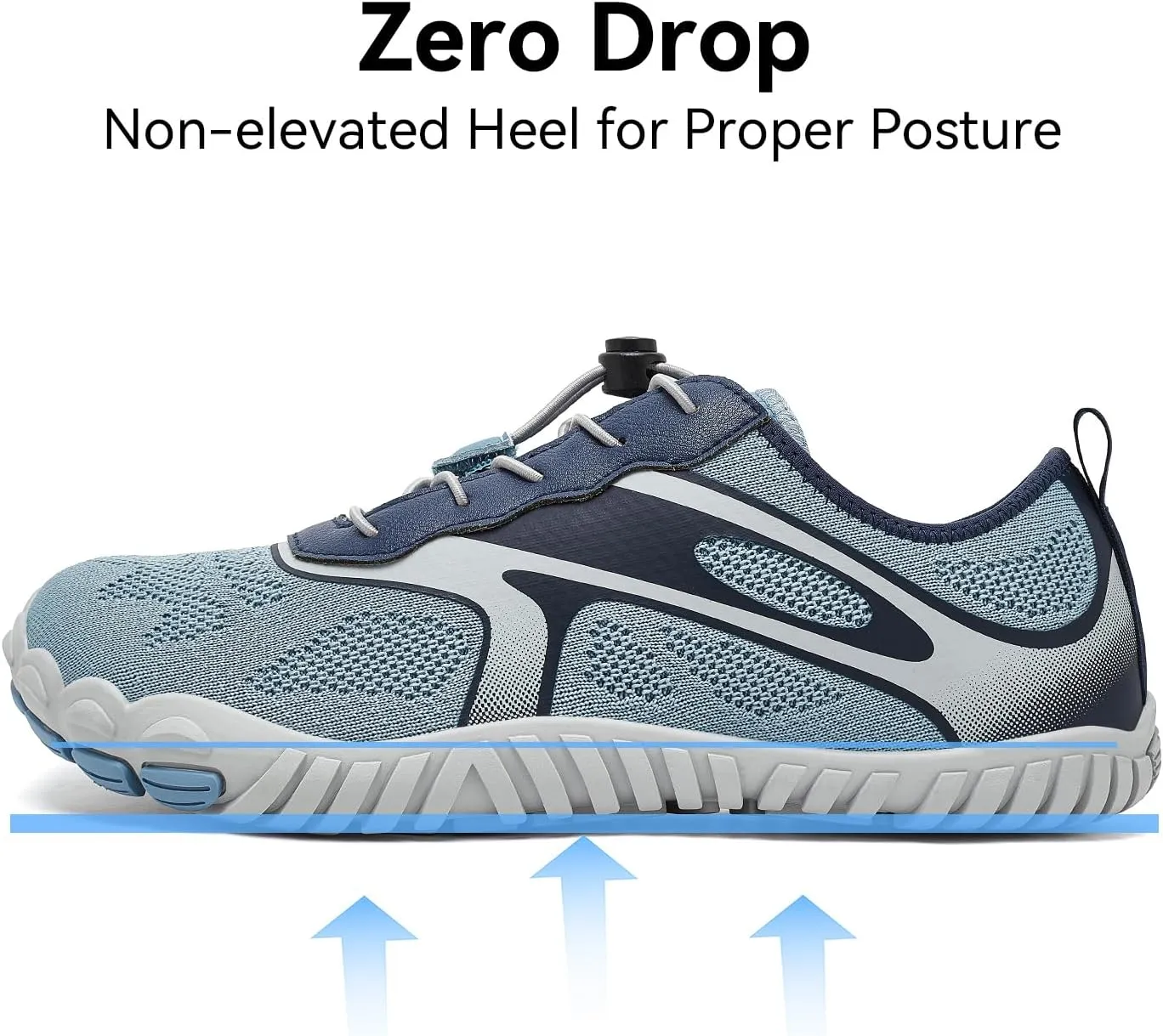 HOBIBEAR Barefoot Shoes for Women Men Wide Toe Box Zero Drop Cross-Training Minimalist Unisex