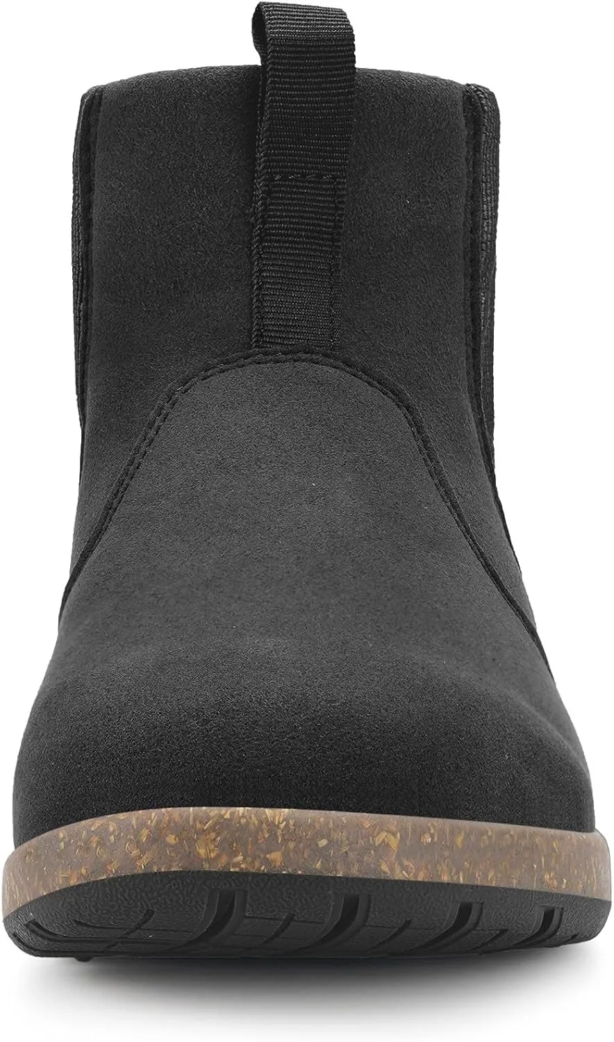 Hsyooes Womens Mens Chelsea Boots Minimalist Winter Snow Boots Wide Width Ankle Booties with Arch Support Slip-on Short Boot Shoes