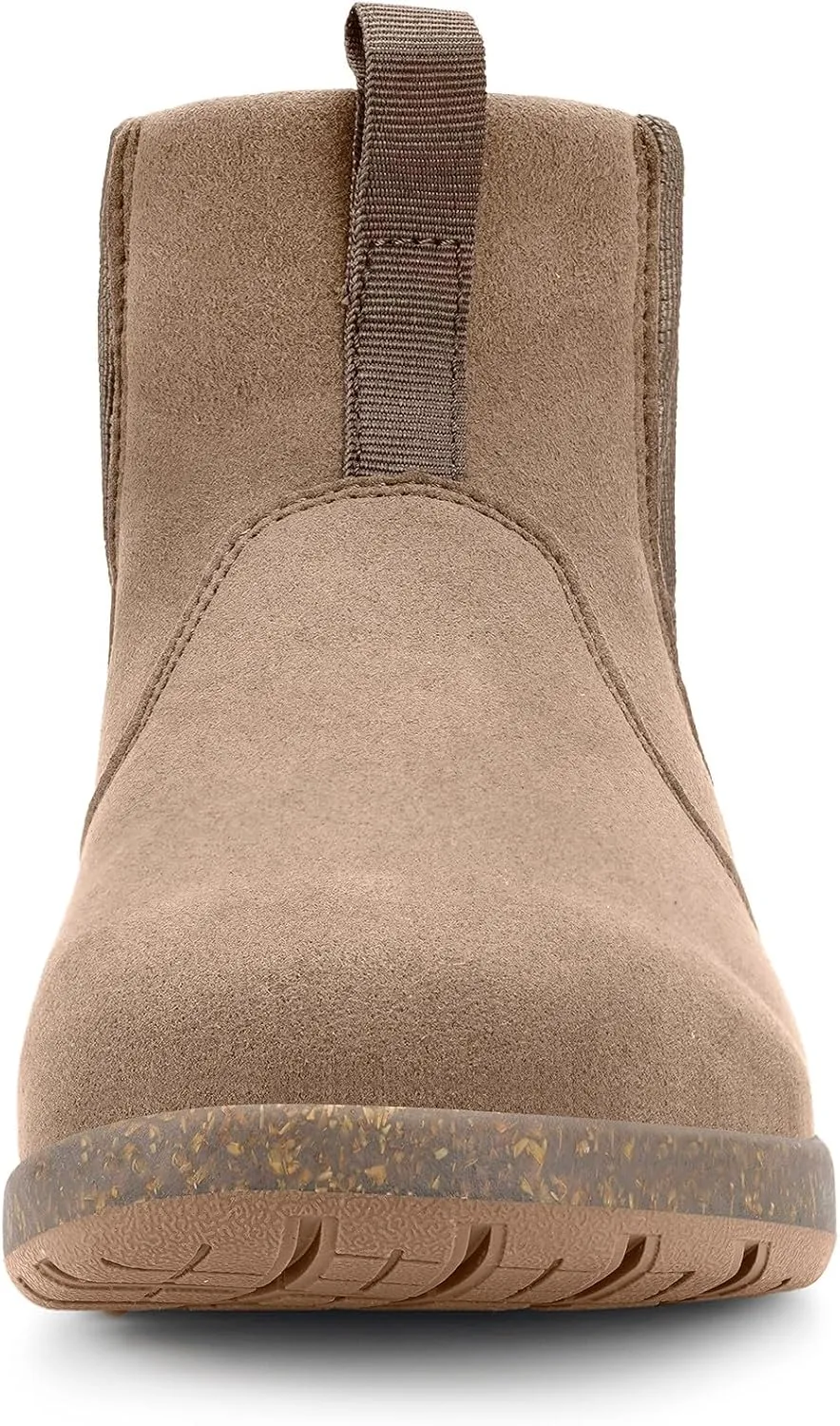 Hsyooes Womens Mens Chelsea Boots Minimalist Winter Snow Boots Wide Width Ankle Booties with Arch Support Slip-on Short Boot Shoes