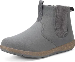 Hsyooes Womens Mens Chelsea Boots Minimalist Winter Snow Boots Wide Width Ankle Booties with Arch Support Slip-on Short Boot Shoes