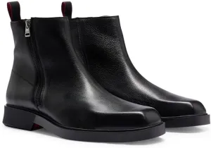 HUGO Men's Iker_cheb_ltgr Chelsea Boot