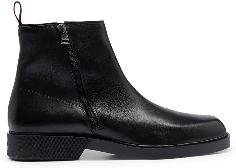 HUGO Men's Iker_cheb_ltgr Chelsea Boot