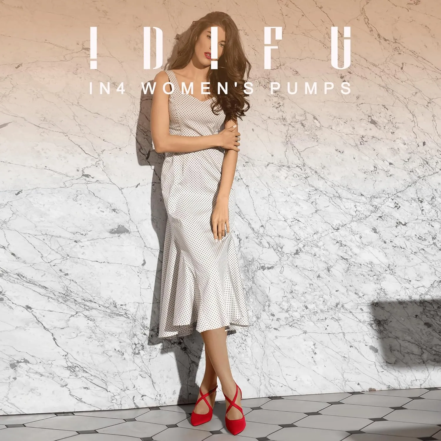 IDIFU IN4 Women's Pumps Closed Toe Stiletto Heels Strappy Wedding Bridal Office Homecoming Work Prom Dress Shoes Bride Comfortable Dressy Formal Pointed Toe Zip