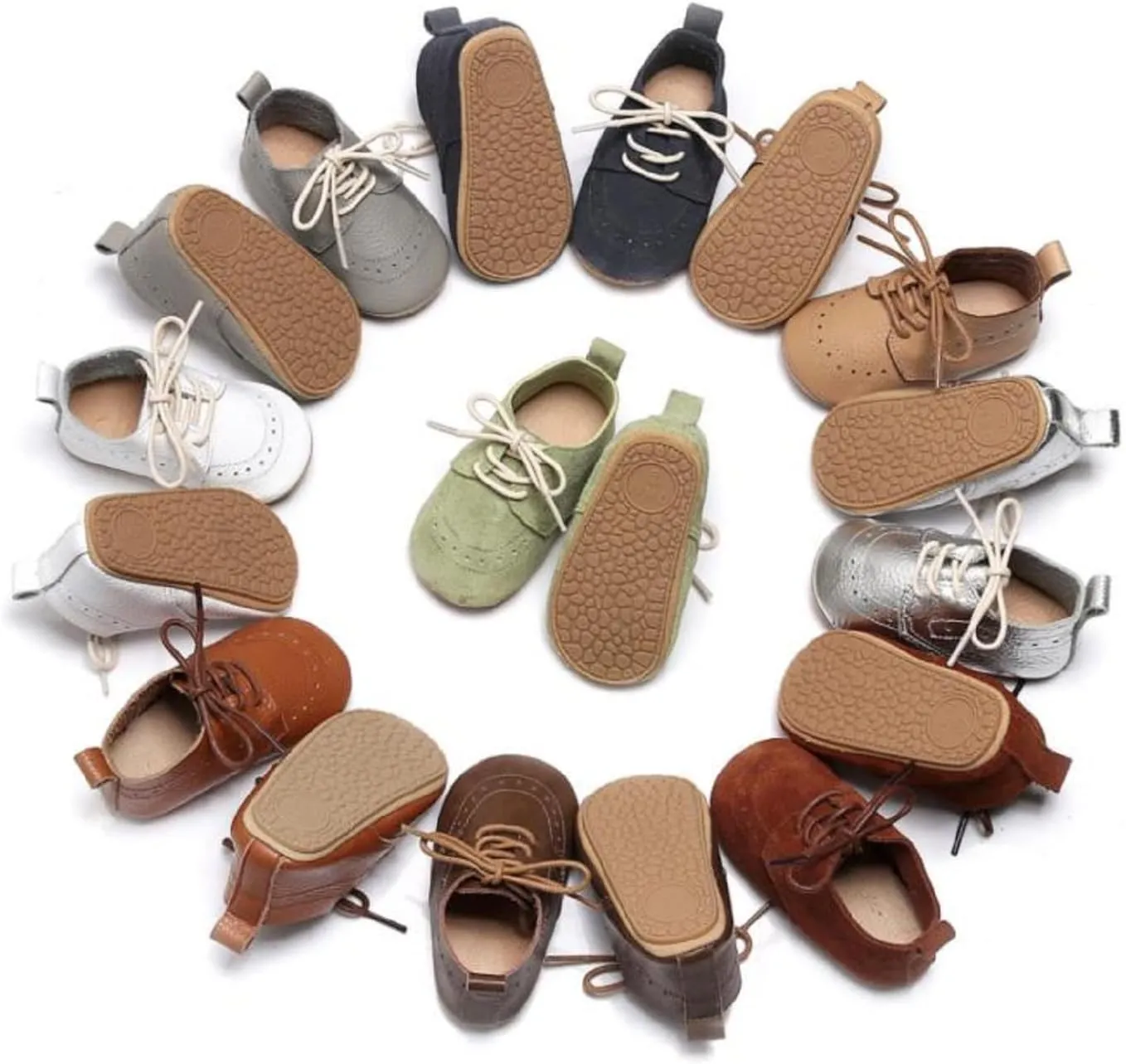 Infant Baby Boys Girls Leather Loafers Comfort Oxford Dress Wedding Shoes First Walker Outdoor Shoes Crib Shoes