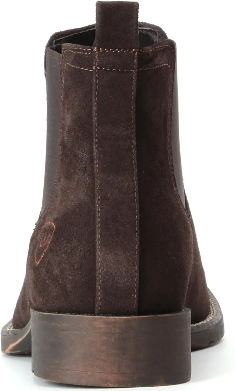 IUV Genuine Cowhide Suede Chelsea Boots For Men Western Boots Ankle Boot Casual Dress Slip On