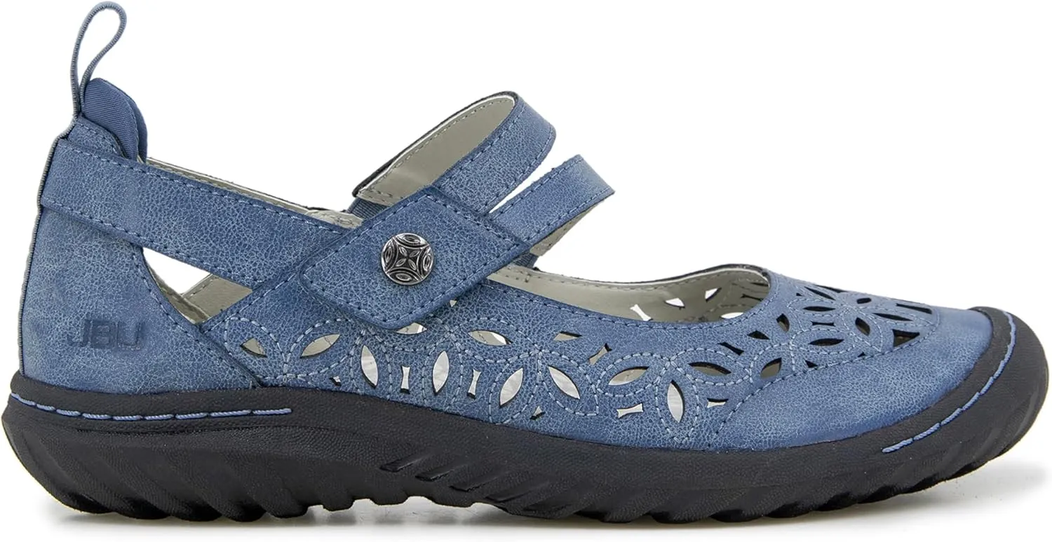 JBU Bellerose Encore Women’s Comfort Casual Classic Mary Jane Flats Fashion Shoes