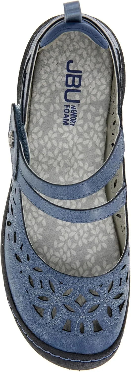 JBU Bellerose Encore Women’s Comfort Casual Classic Mary Jane Flats Fashion Shoes