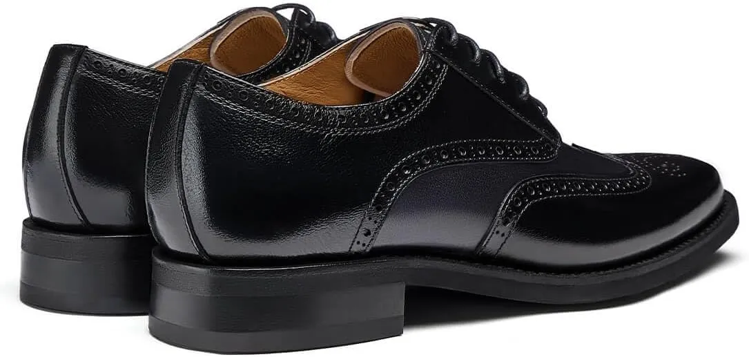 Jepsengord Men's Dress Shoes Genuine Leather Oxfords Luxury Formal Business Suit Shoes with Blake Rapid Stitch
