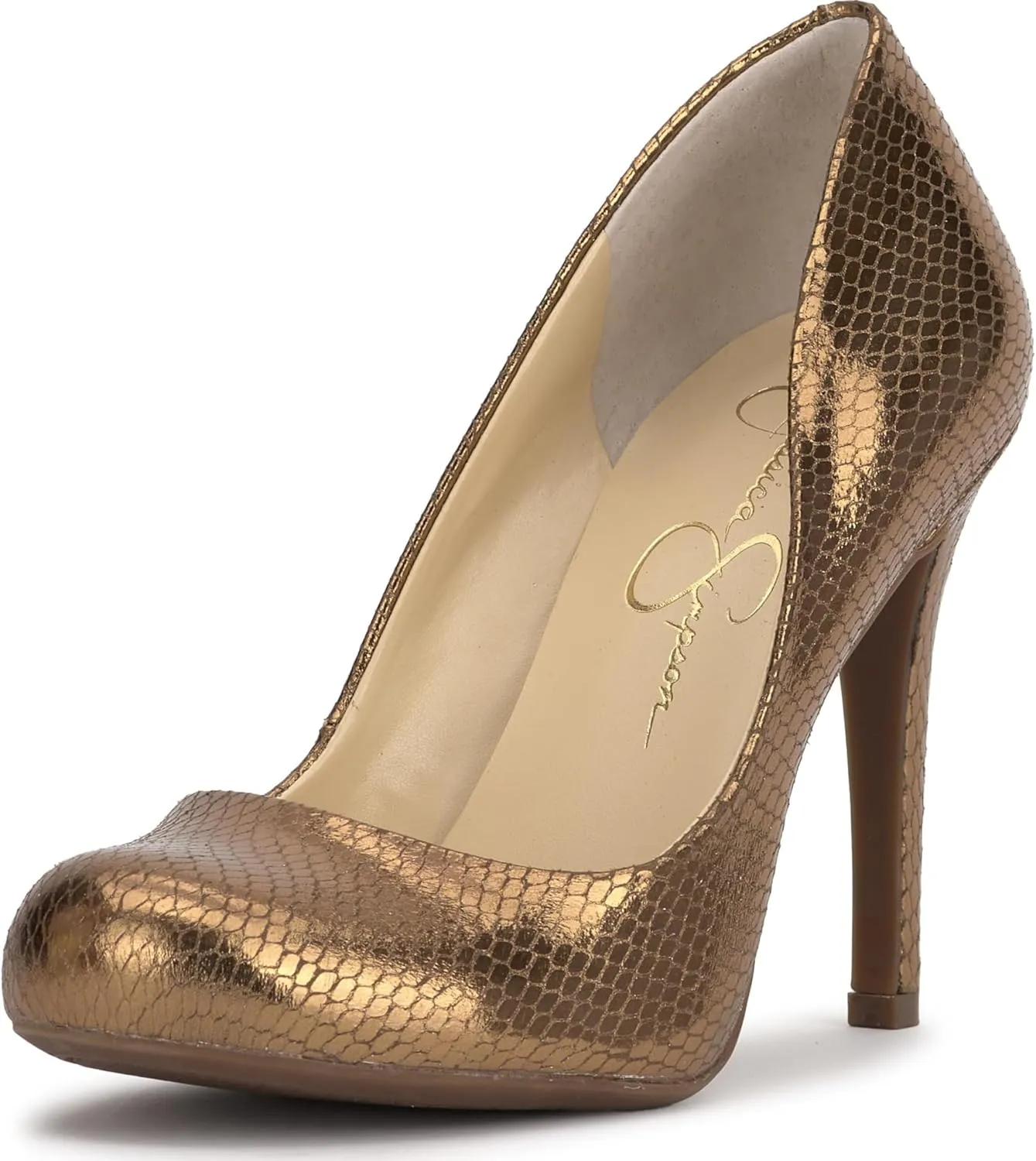 Jessica Simpson Women's Calie Round Toe Classic Heels Pumps Shoes
